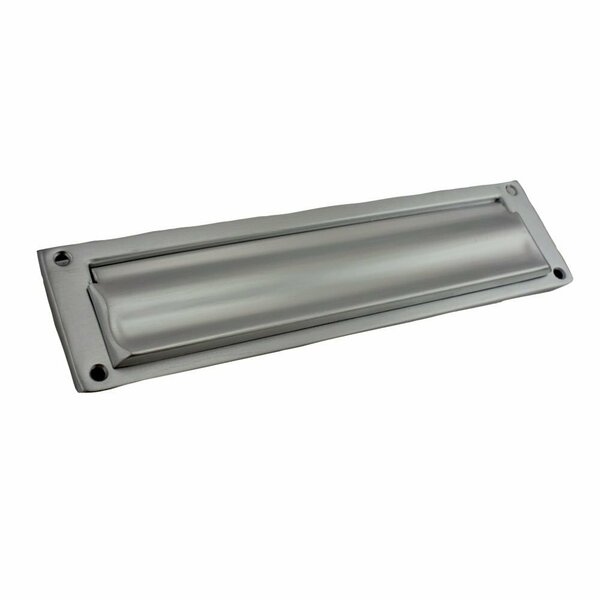 Ives Commercial Aluminum Magazine Mail Slot with Spring Loaded Front and Open Back Aluminum Finish 620PA28